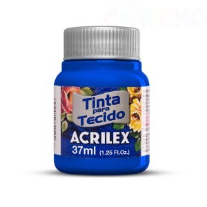 TINTA TECIDO 37ML AZUL ULTRAMAR ACRILEX