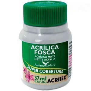 TINTA ACRILICA FOSCA 37ML CINZA ACRILEX