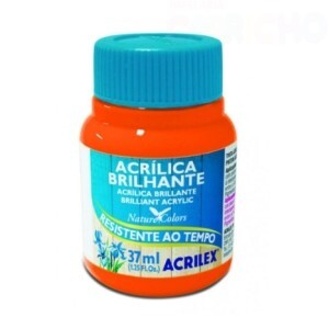 TINTA ACRILICA BRILHANTE 37ML LARANJA ACRILEX