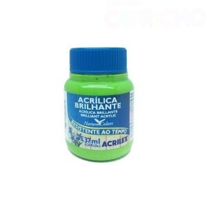 TINTA ACRILICA BRILHANTE 37ML VERDE FOLHA ACRILEX