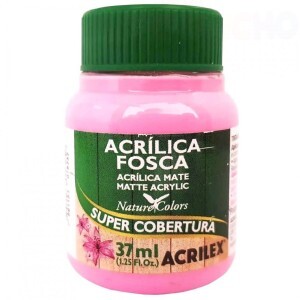 TINTA ACRILICA FOSCA 37ML ROSA ACRILEX
