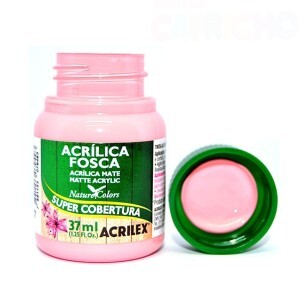 TINTA ACRILICA FOSCA 37ML ROSA ESCURO ACRILEX