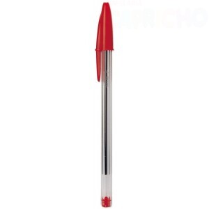 CANETA BIC CRISTAL  VERMELHA
