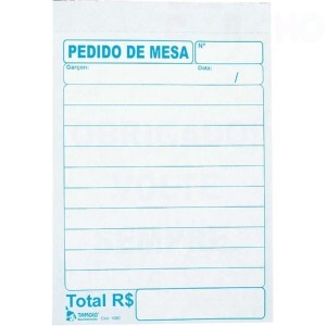 PEDIDO DE MESA COM CARBONO TAMOIO