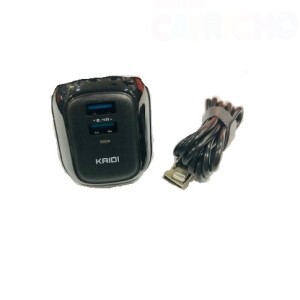 CARREGADOR 2.4ª DUPLO KD-85A KAIDI