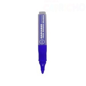 MARCADOR QUADRO BRANCO AZUL RECARREGAVEL CX10