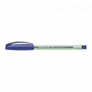 CANETA ESFEROGRAFICA TRILUX PONTA FINA AZUL