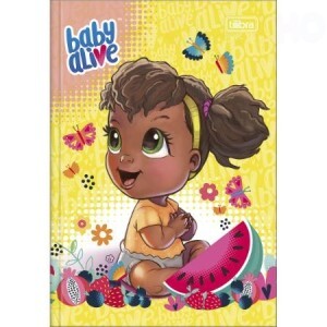 CADERNO 1/4 BROCHURA 80FOLHAS BABY ALIVE