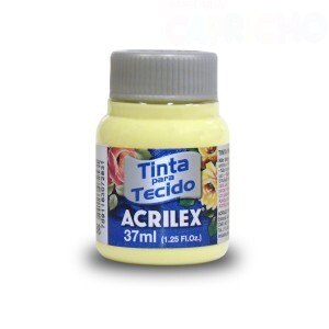 TINTA TECIDO 37ML AMARELO BEBE