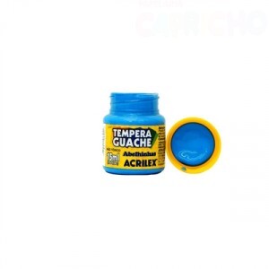 TINTA GUACHE 15ML AZUL CELESTE ACRILEX