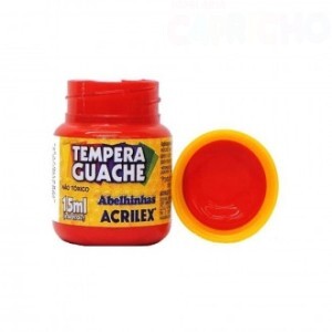 TINTA GUACHE 15ML VERMELHO ACRILEX