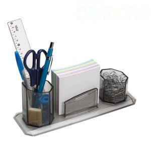 PORTA CANETA CLIPS E LEMBRETES FUMÊ WALEU